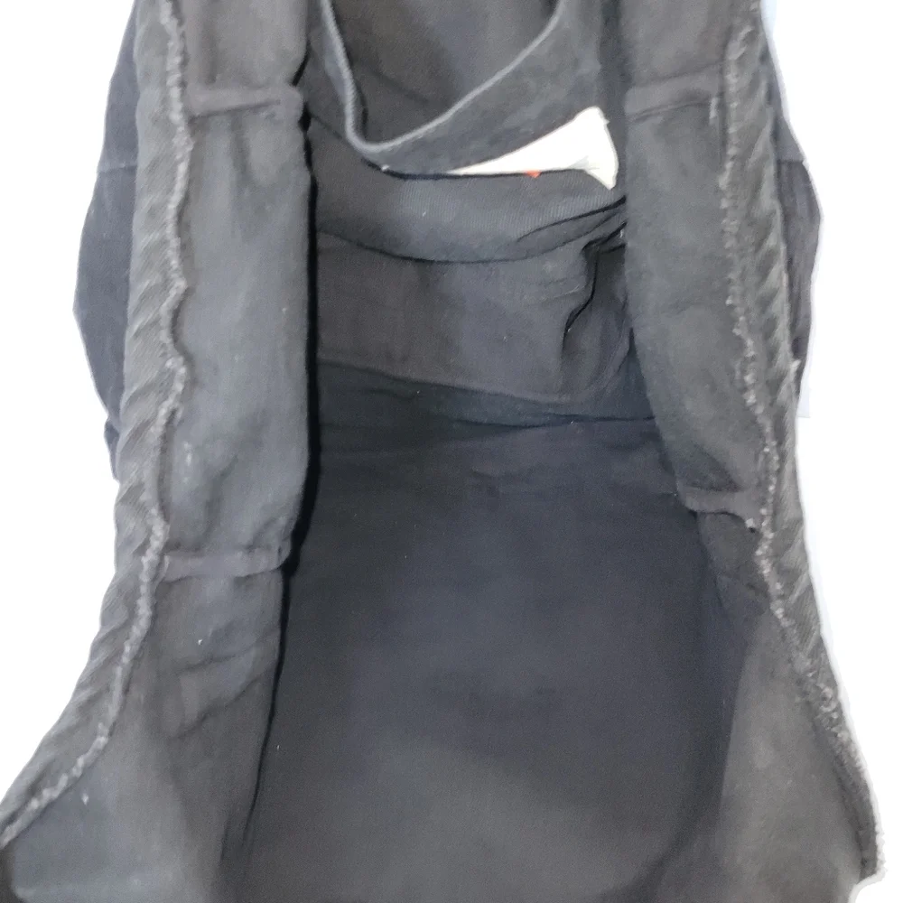 Emoji Crystals on Black Denim Tote Bag Book Bag by Butter Very Rare - Picture 5 of 7